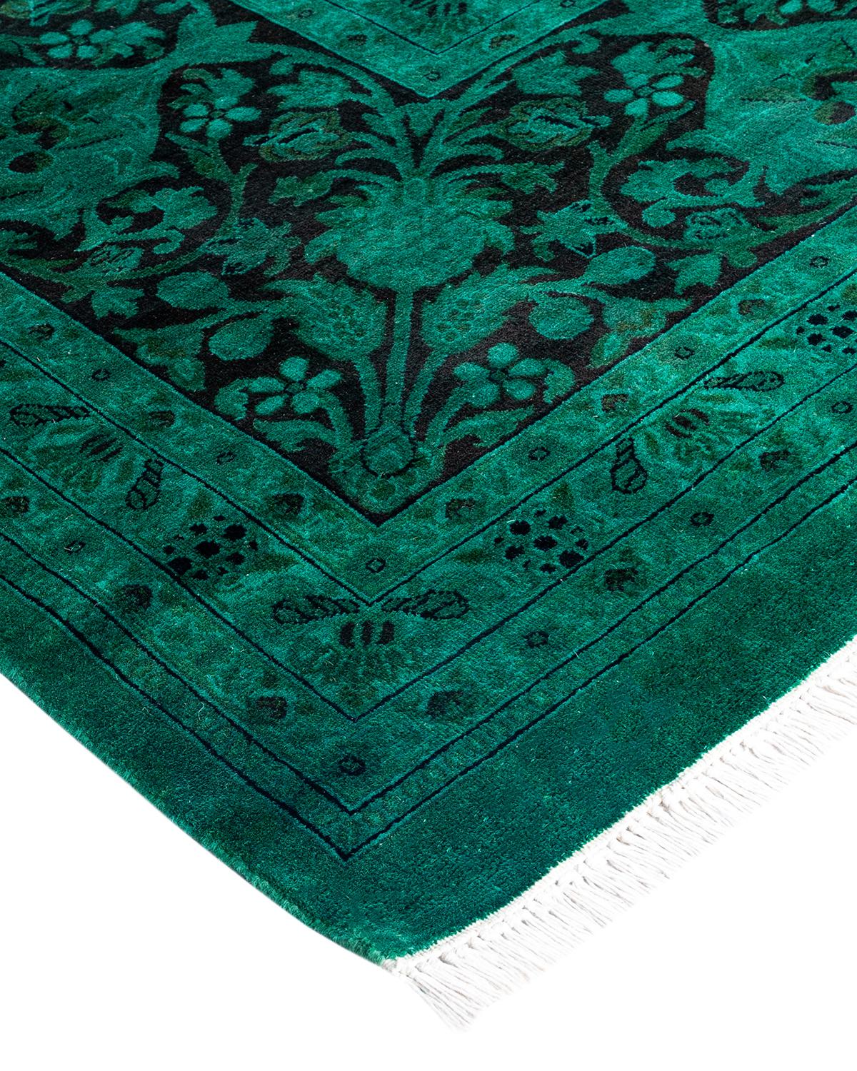 Vibrance rugs epitomize classic with a twist: traditional patterns overdyed in brilliant color. Each hand-knotted rug is washed in a 100%-natural botanical dye that reveals hidden nuances in the designs. These are rugs that transcend trends, and
