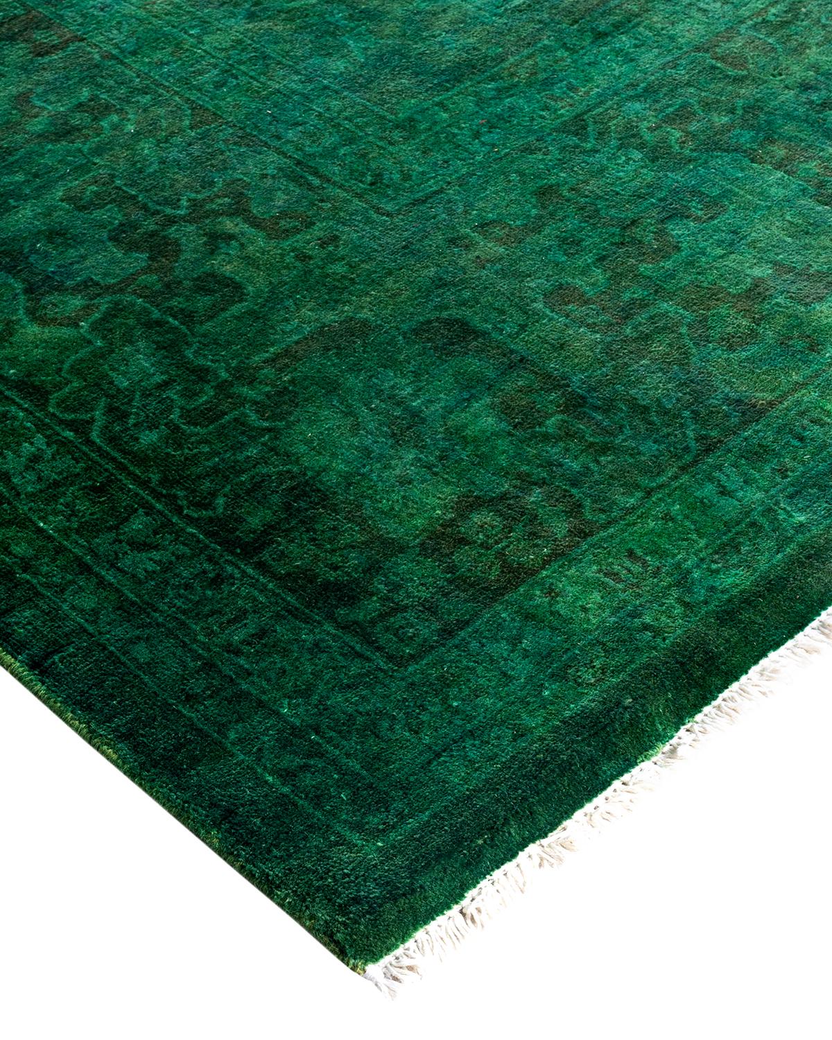 Vibrance rugs epitomize classic with a twist: traditional patterns overdyed in brilliant color. Each hand-knotted rug is washed in a 100%-natural botanical dye that reveals hidden nuances in the designs. These are rugs that transcend trends, and