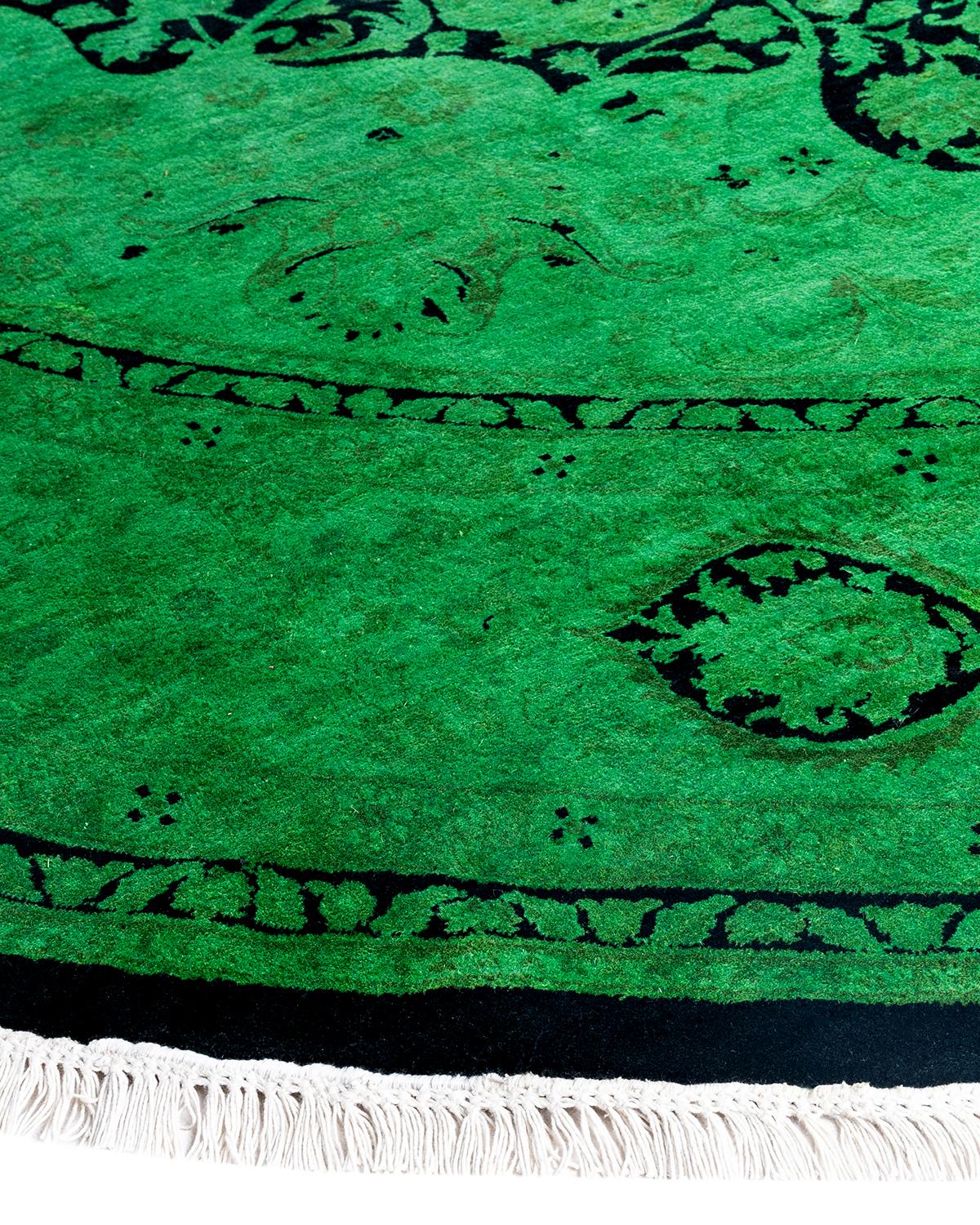 Vibrance rugs epitomize classic with a twist: traditional patterns overdyed in brilliant color. Each hand-knotted rug is washed in a 100%-natural botanical dye that reveals hidden nuances in the designs. These are rugs that transcend trends, and