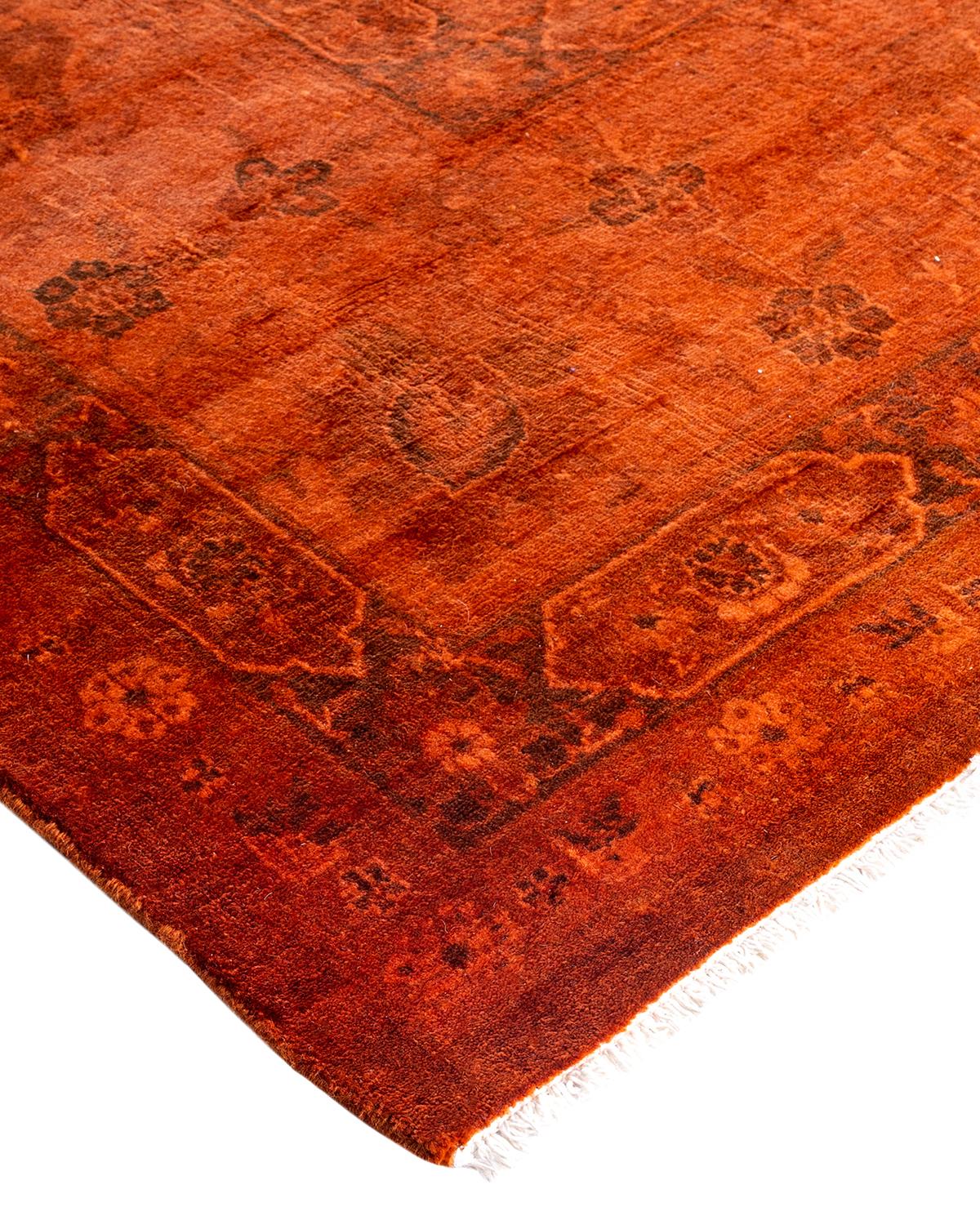 Vibrance rugs epitomize classic with a twist: traditional patterns overdyed in brilliant color. Each hand-knotted rug is washed in a 100%-natural botanical dye that reveals hidden nuances in the designs. These are rugs that transcend trends, and