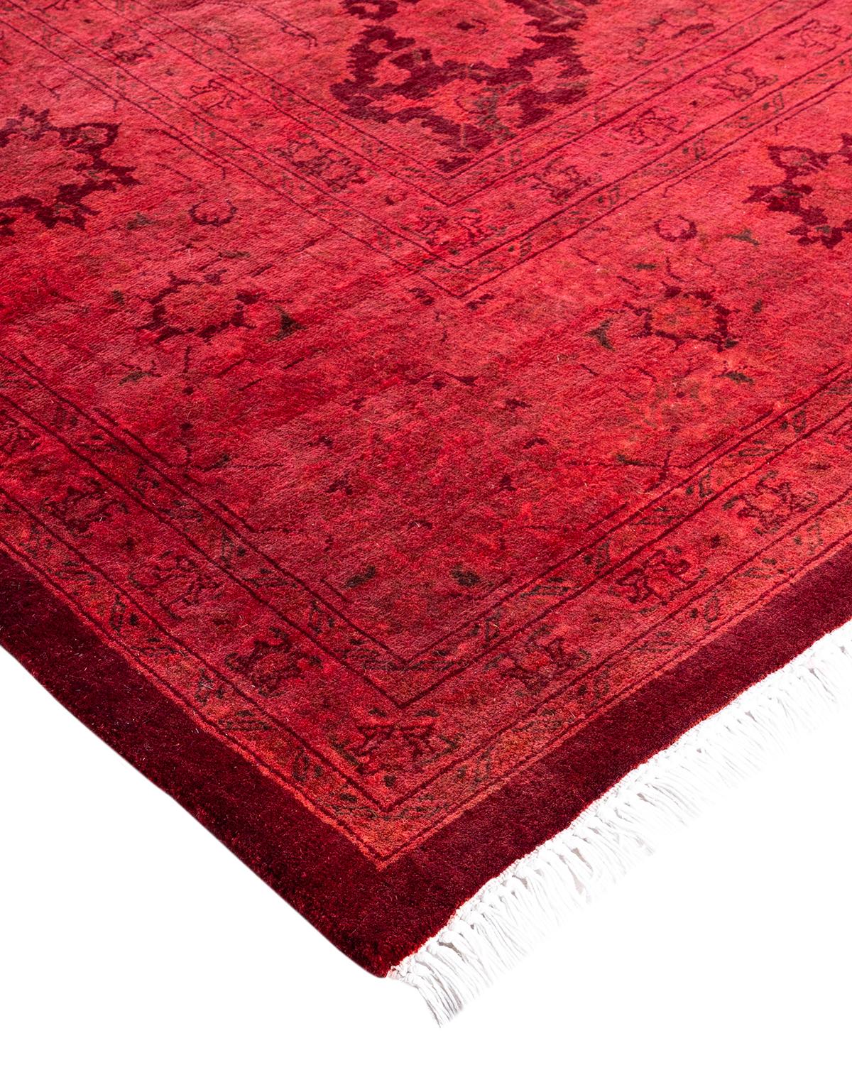 Vibrance rugs epitomize classic with a twist: traditional patterns overdyed in brilliant color. Each hand-knotted rug is washed in a 100%-natural botanical dye that reveals hidden nuances in the designs. These are rugs that transcend trends, and