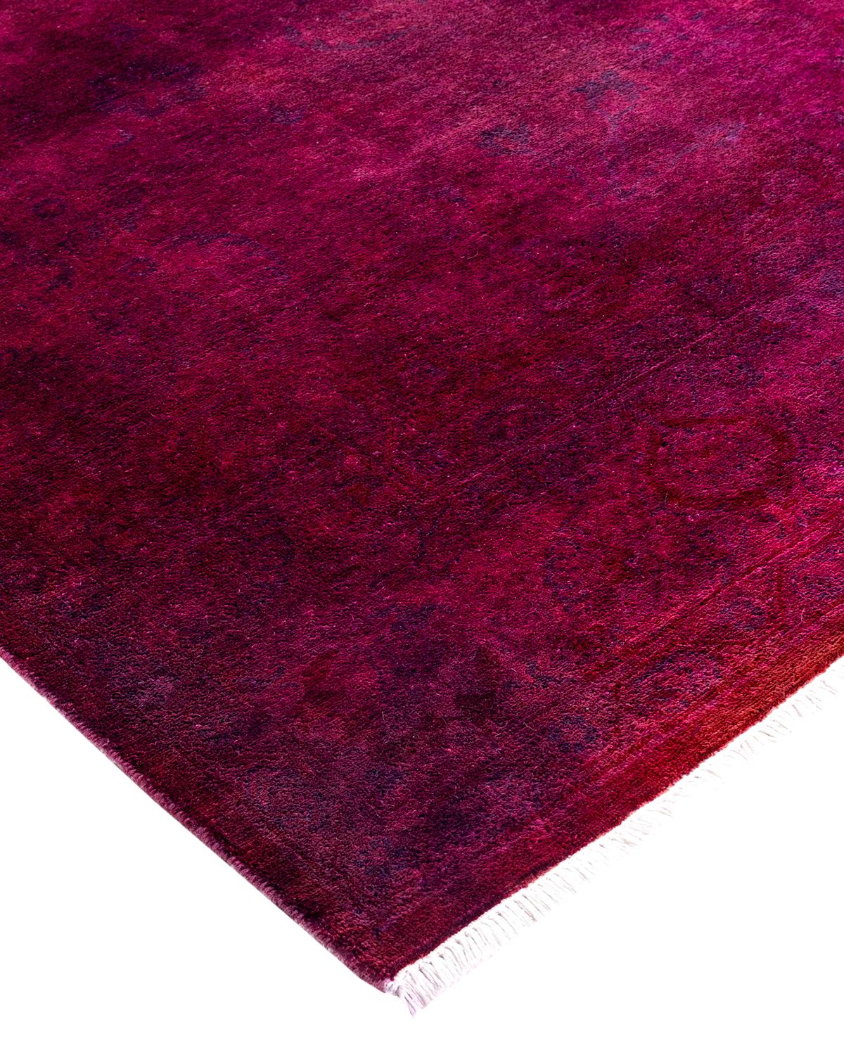 Vibrance rugs epitomize classic with a twist: traditional patterns overdyed in brilliant color. Each hand-knotted rug is washed in a 100%-natural botanical dye that reveals hidden nuances in the designs. These are rugs that transcend trends, and