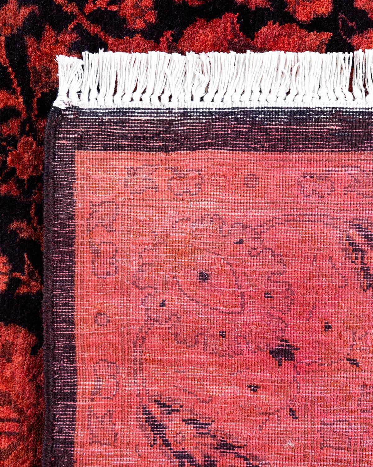 Traves de Mesa Contemporáneo de Lana Fina Anudada a Mano Rosa Siglo XXI y contemporáneo en venta