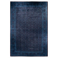 Contemporary Fine Vibrance Hand Knotted Wool Red Area Rug