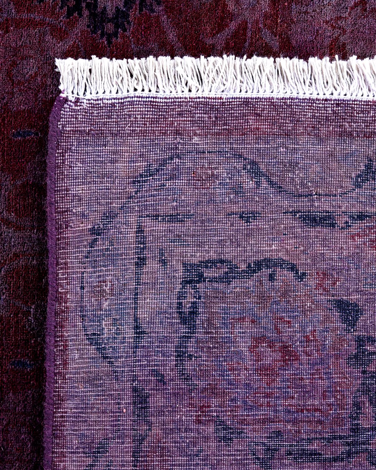 Alfombra de lana anudada a mano de color óxido, vibración fina y contemporánea Siglo XXI y contemporáneo en venta