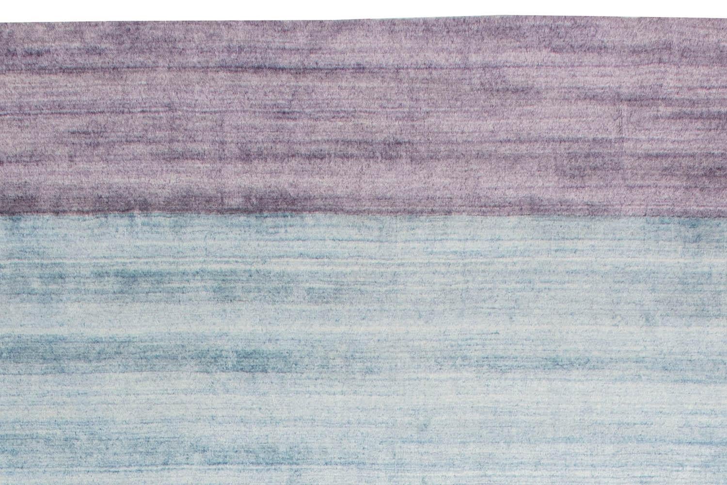 Hand-Knotted Contemporary Finesse Handmade Viscose Rug by Doris Leslie Blau For Sale