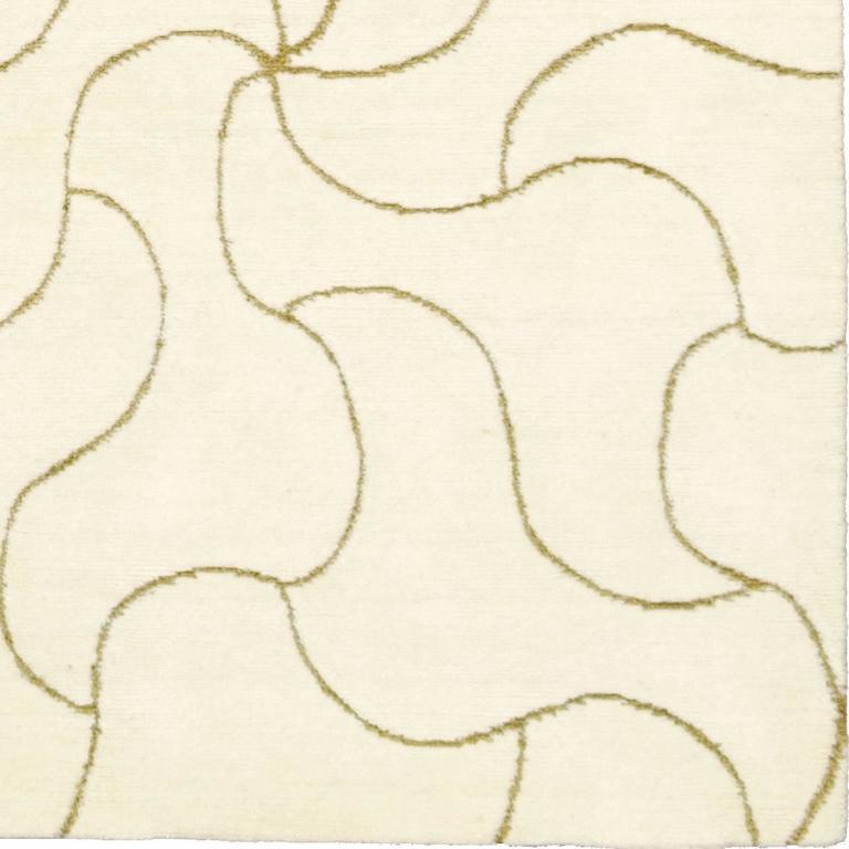 XXI secolo e contemporaneo Tappeto 'Fiore' Contemporary in vendita