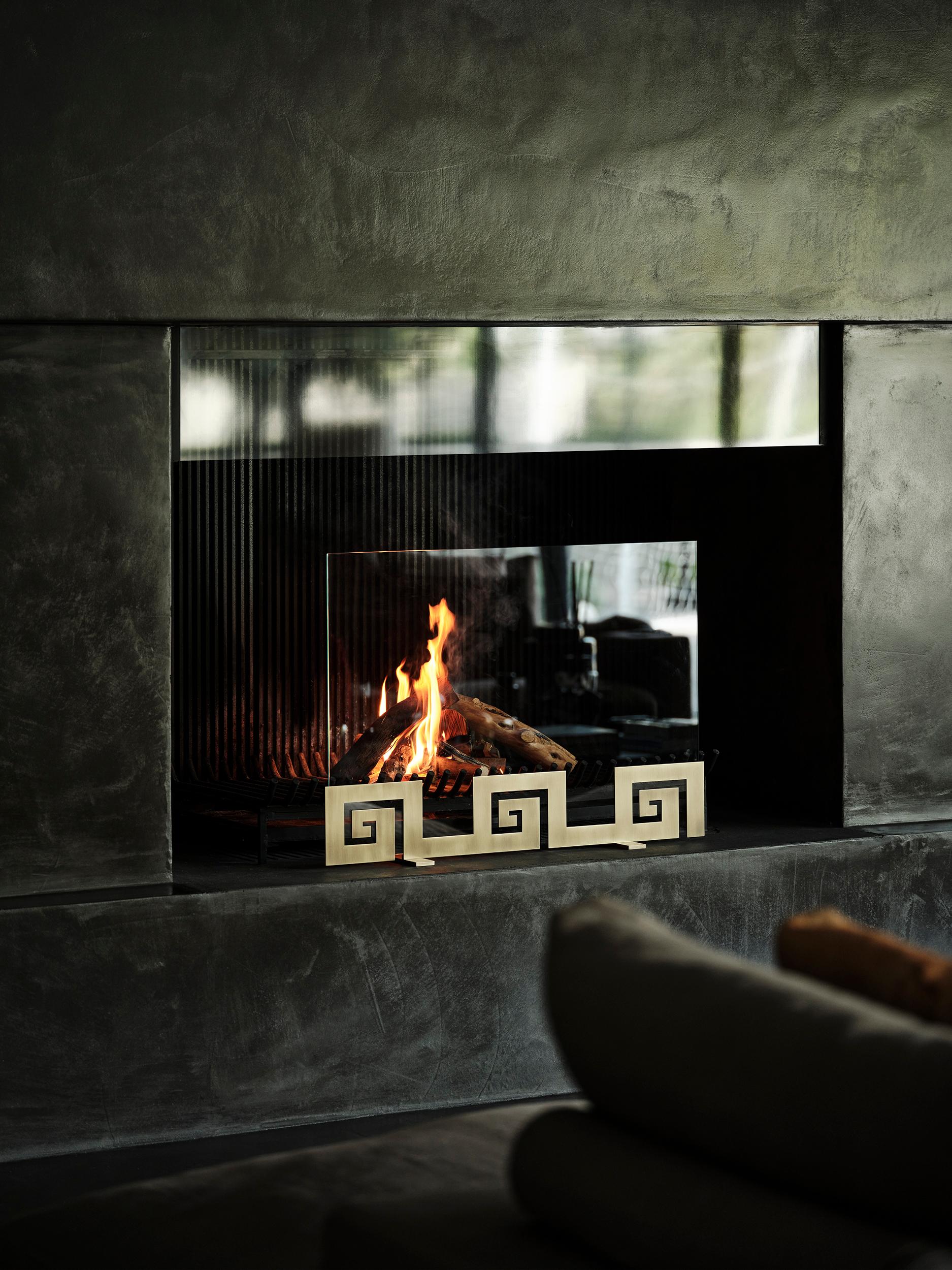 Contemporary Fireplace Screen 