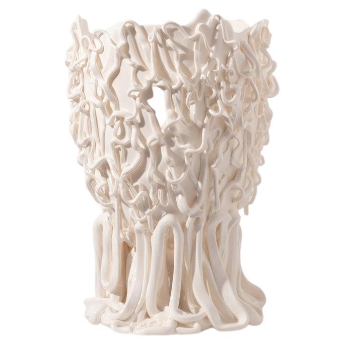 Contemporary Fish Design Gaetano Pesce Medusa L Vase Soft Resin White