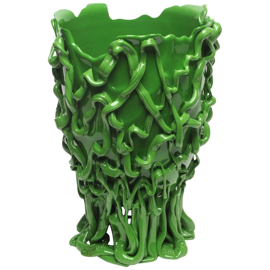 Contemporary Fish Design Gaetano Pesce Medusa M Vase Soft Resin Green For Sale