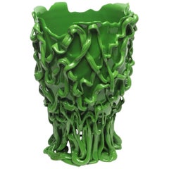 Contemporary Fish Design Gaetano Pesce Medusa M Vase Soft Resin Green