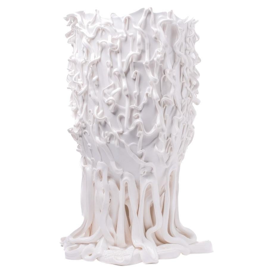 Contemporary Fish Design Gaetano Pesce Medusa XL Vase Soft Resin White For Sale