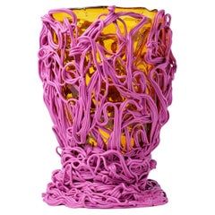 Contemporary Fish Design Gaetano Pesce Spaghetti L Vase Resin Amber Mauve Contemporary Fish Design Gaetano Pesce Spaghetti L Vase Resin Amber Mauve