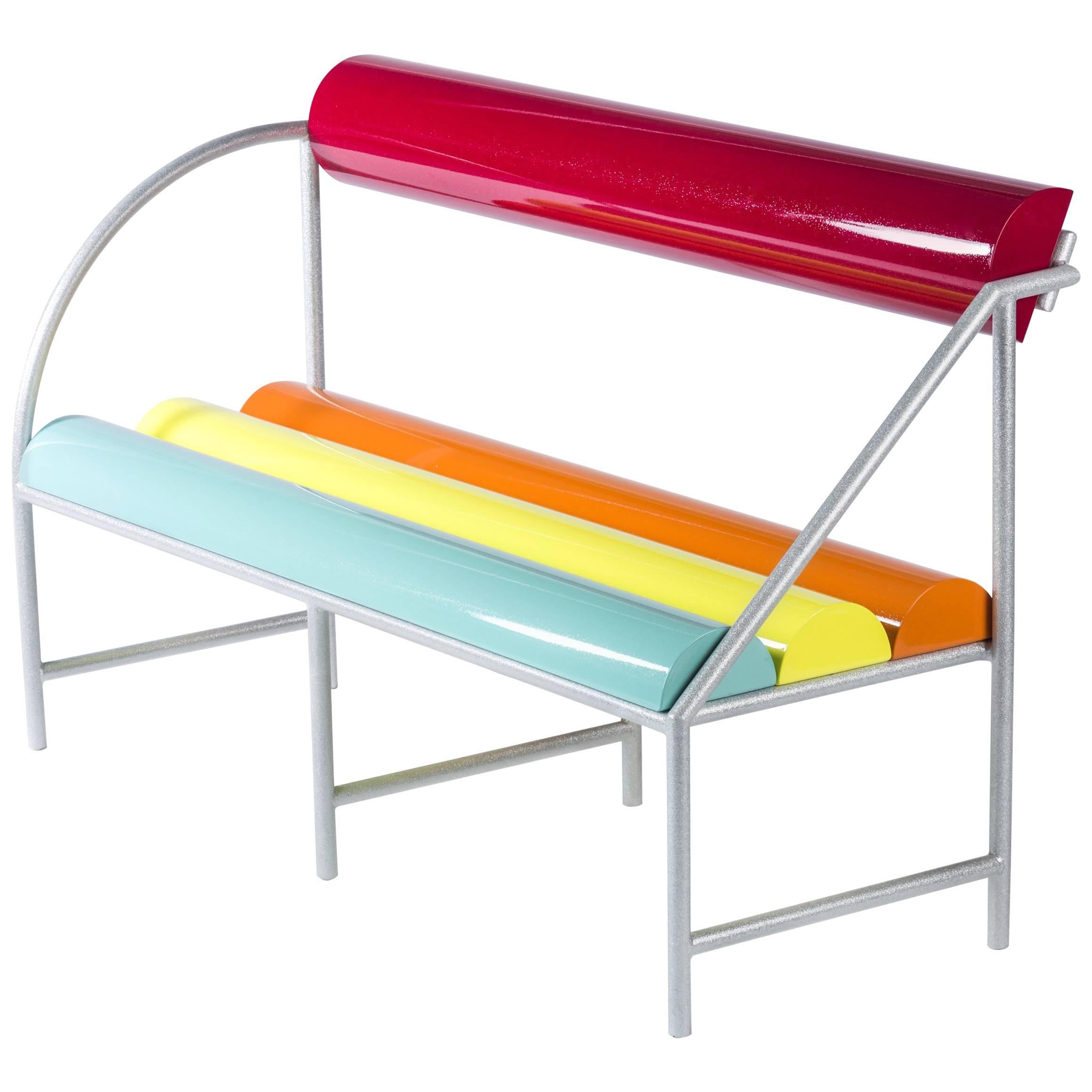 Contemporary Flash Bench in Aluminium by Altreforme