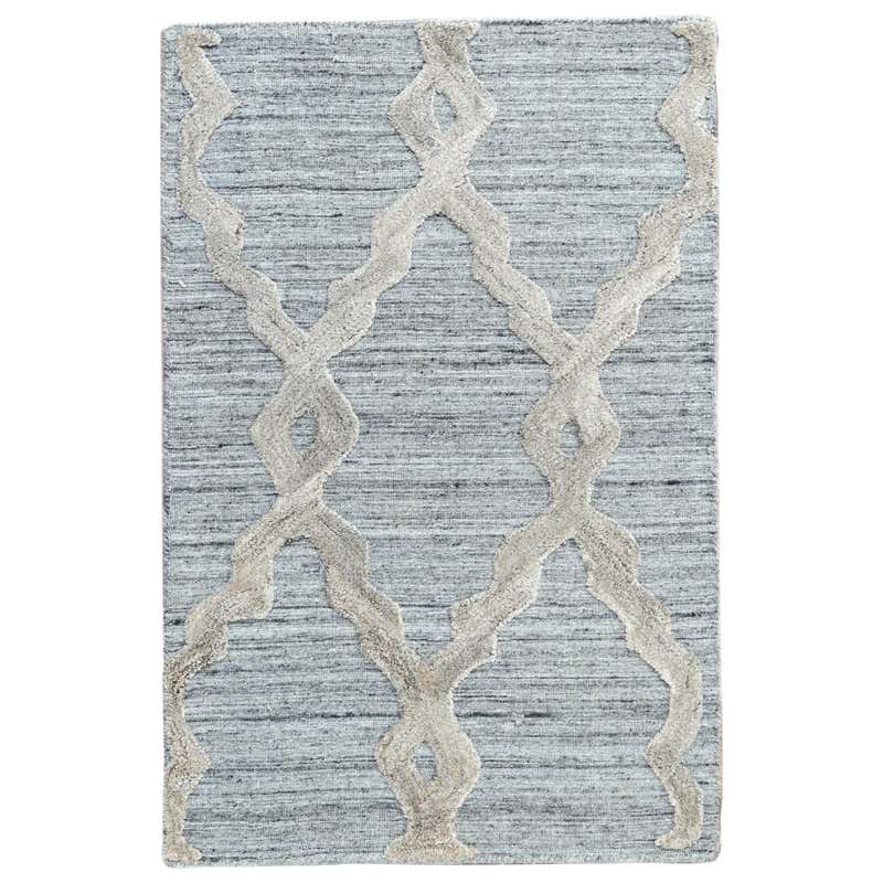 Contemporary Flat-Weave Custom Wool Rug For Sale at 1stDibs