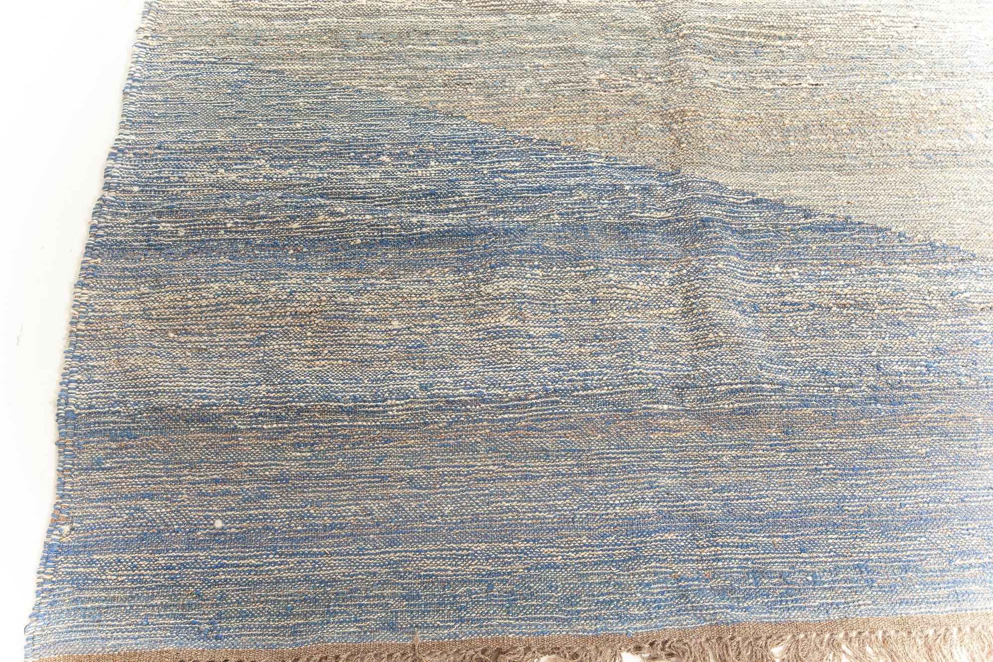 Zeitgenössischer flachgewebter Kilim-Teppich von Doris Leslie Blau (Indisch) im Angebot