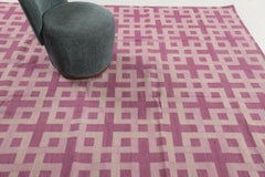 Contemporary Flat-Weave Rug Cielo Collection Estera Fuchsine
