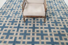 Contemporary Flat-Weave Rug Cielo Collection Estera Peacock