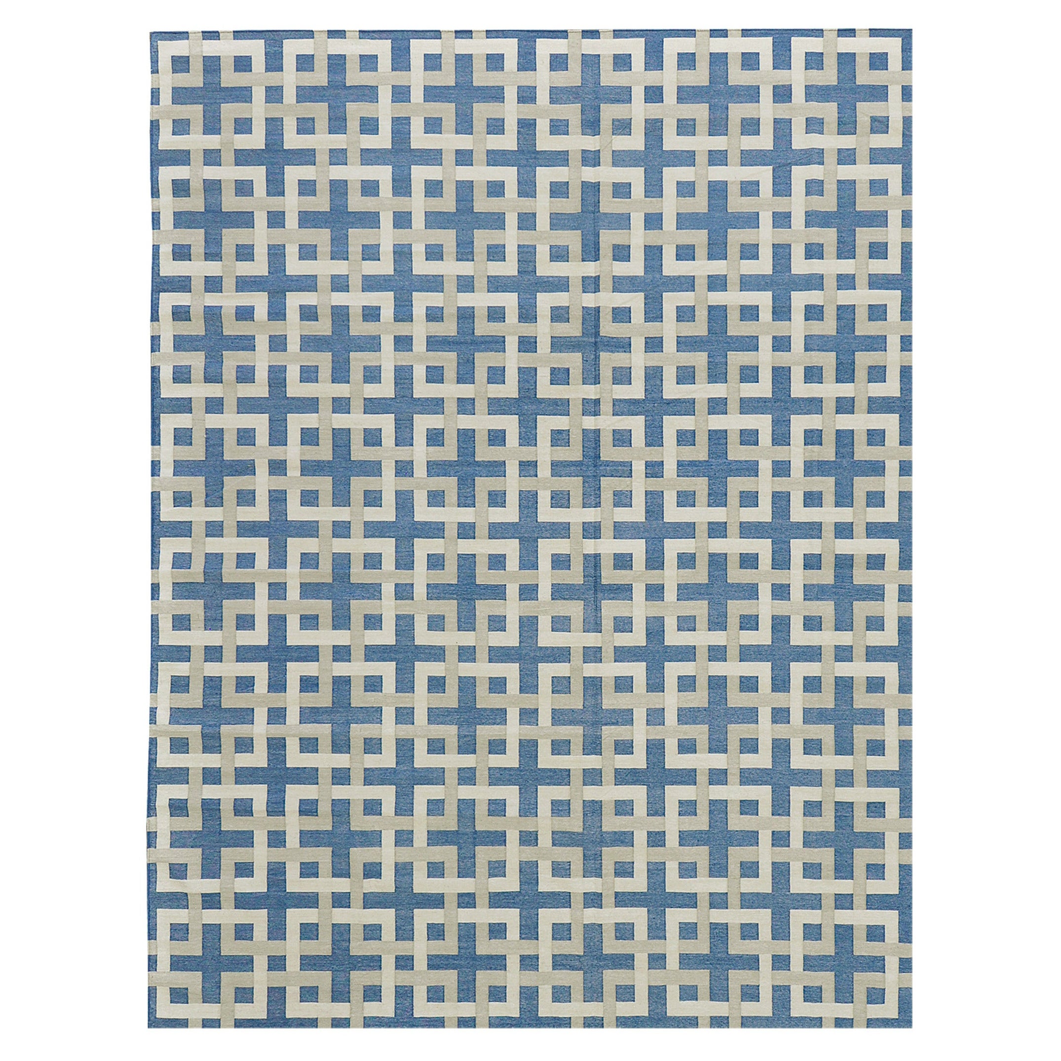 Contemporary Flachgewebe Teppich Cielo Collection Estera Peacock