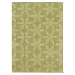 Contemporary Flachgewebe Teppich Cielo Collection Flora Cricket