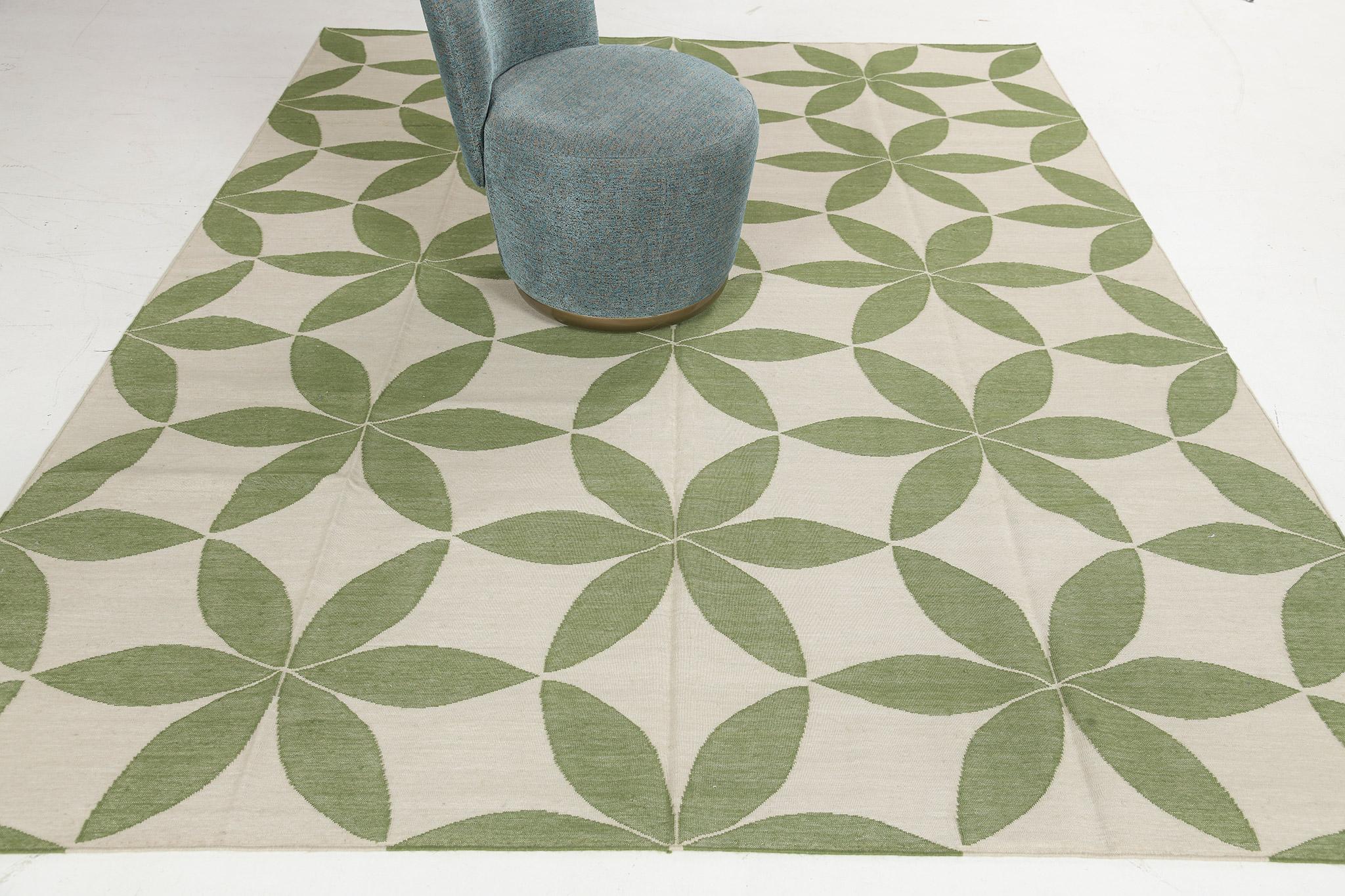 Contemporary Flat-Weave Teppich Kollektion Cielo (Handgeknüpft) im Angebot