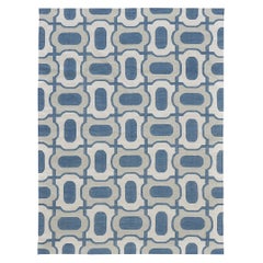 Contemporary Flachgewebe Teppich Cielo Collection Gems Peacock