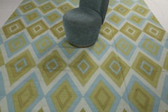Contemporary Flat-Weave Rug Cielo Collection Permata Cricket