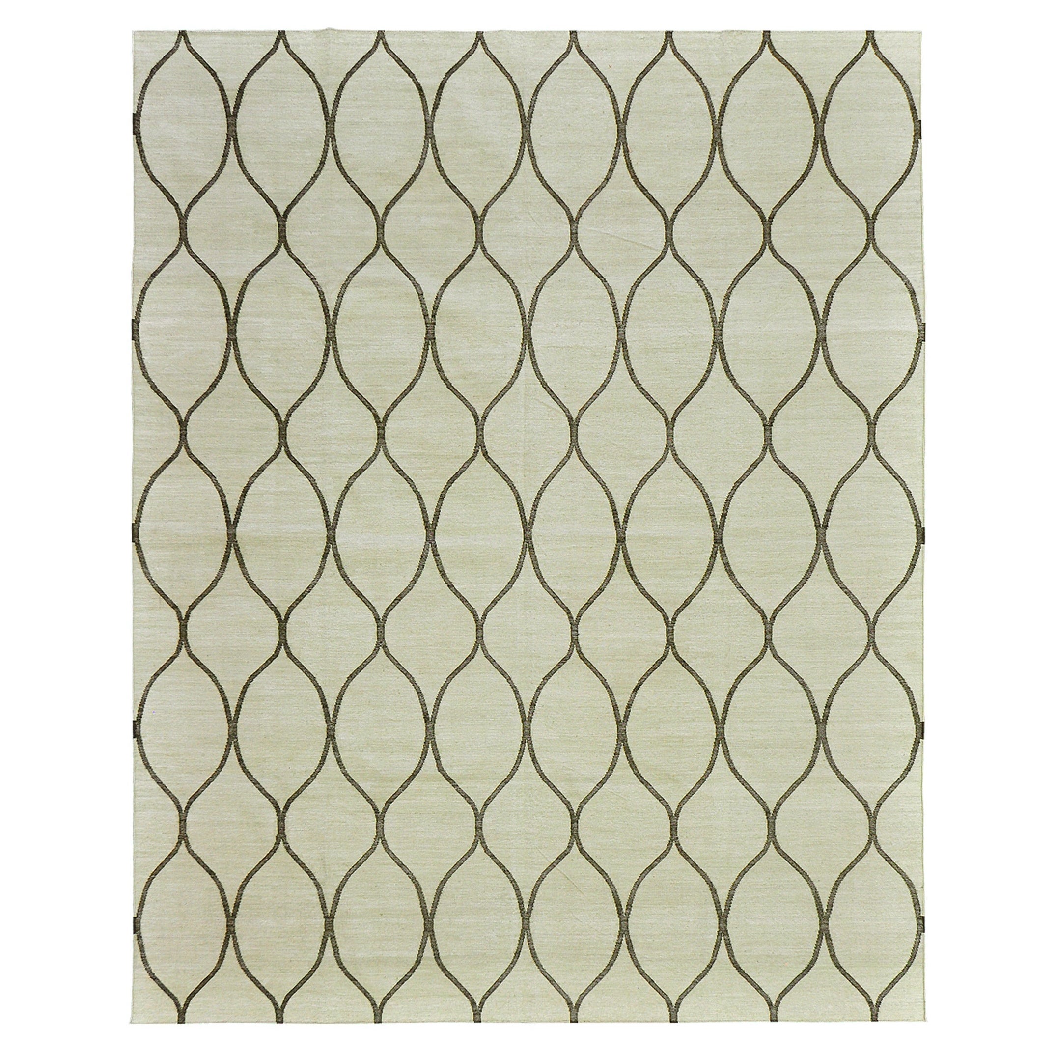 Contemporary Flachgewebe Teppich Cielo Collection Valla Grasshopper