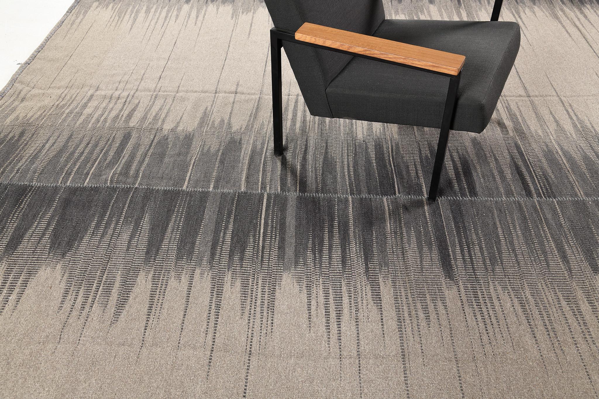 Hand-Knotted Contemporary Flat-Weave Rug Volare Collection For Sale