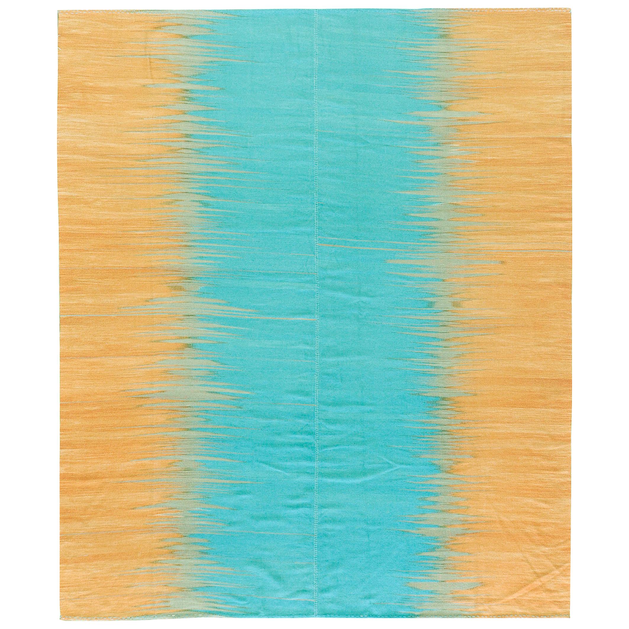 Contemporary Flat-Weave Rug Volare Collection For Sale