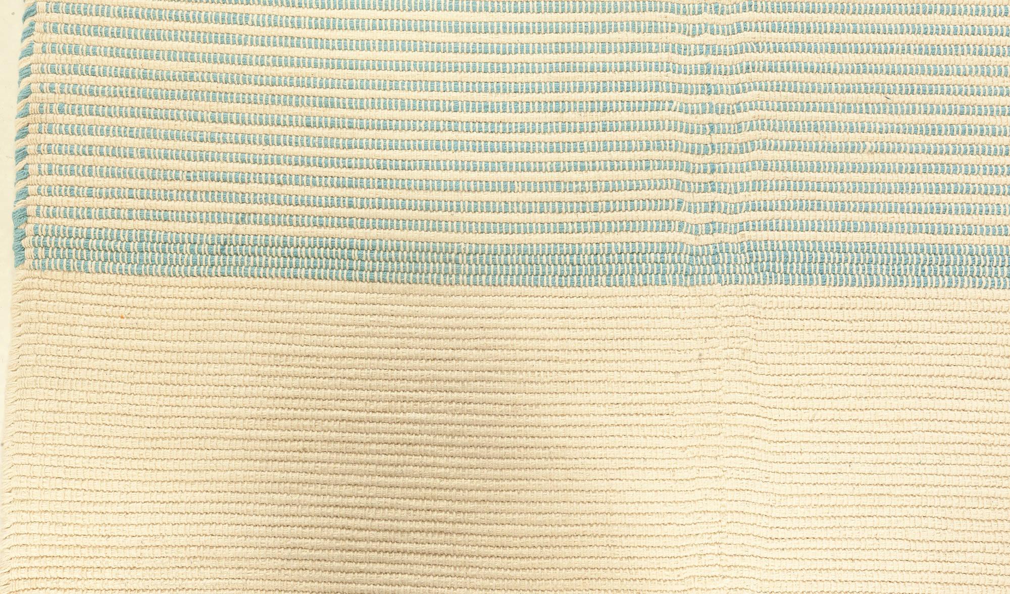 Annodato a mano Runner contemporaneo a trama piatta di Doris Leslie Blau in vendita