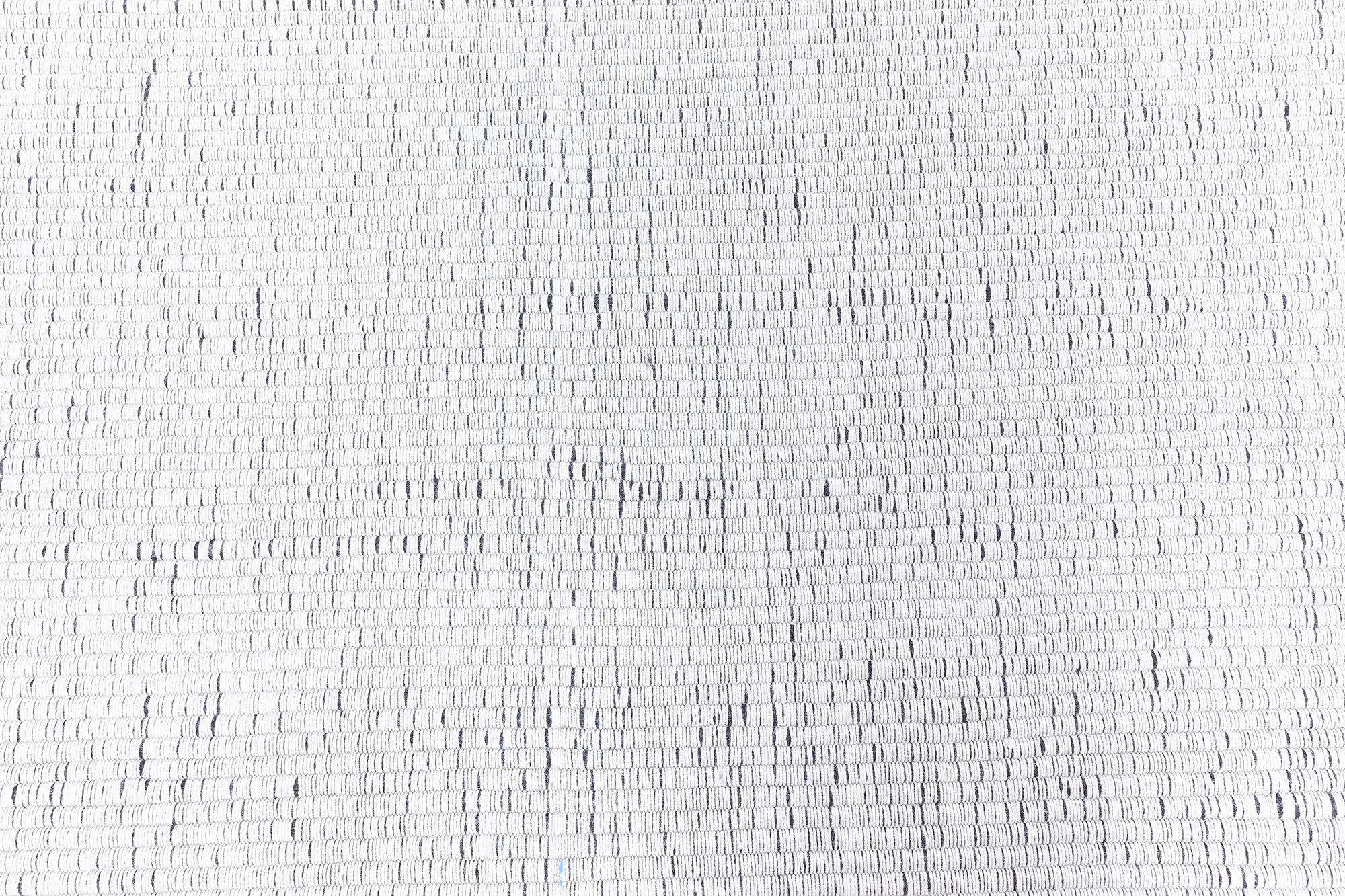 Indiano Tappeto solido a trama piatta Contemporary di Doris Leslie Blau in vendita