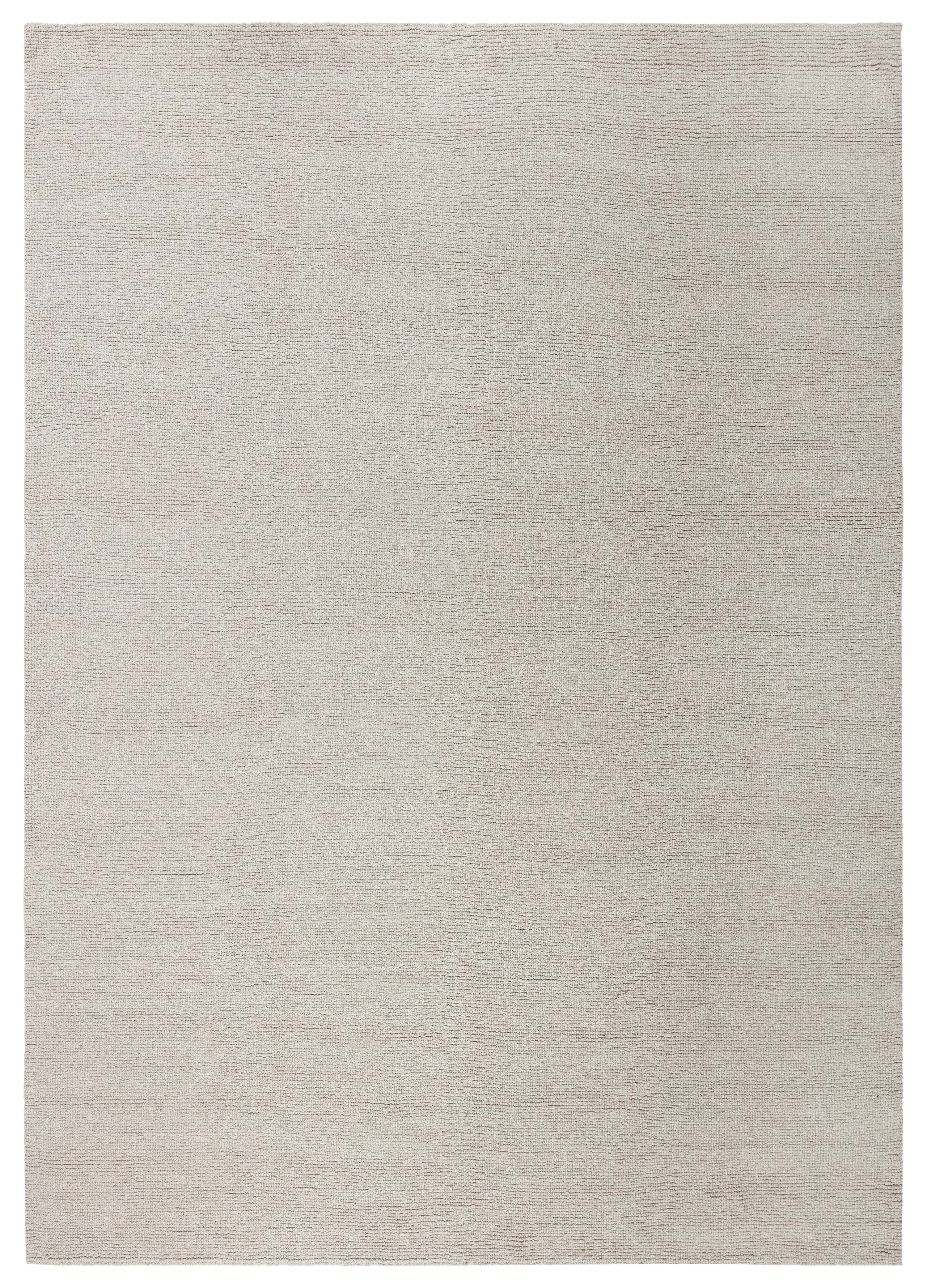 Contemporary Flatweave Solid Light Beige Carpet "Mojave" by Doris Leslie Blau For Sale
