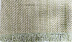 Contemporary Flatweave Stripes Light Beige Carpet "De Lys" by Doris Leslie Blau