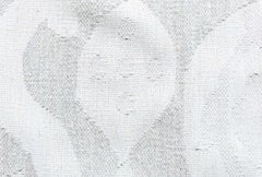 Contemporary Flatweave Stylized "Palmette" Gray With Ivory Carpet