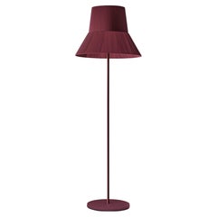 Contemporary Floor Lamp "Audrey" Bordeaux Red by Studio Catoir