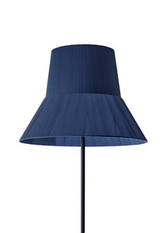 Contemporary Floor Lamp "Audrey" Navy Blue by Studio Catoir