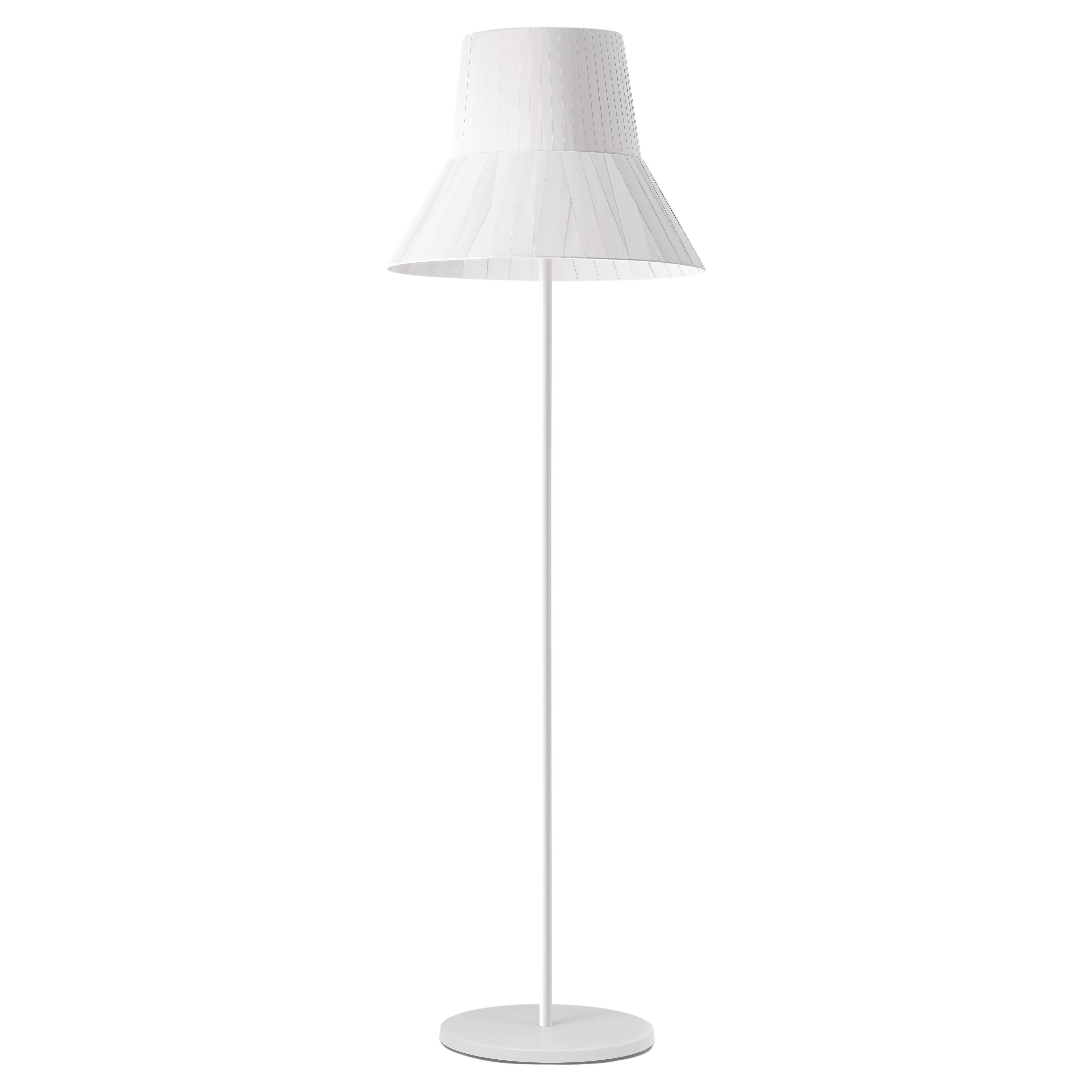 Contemporary Floor Lamp "Audrey" White by Studio Catoir For Sale