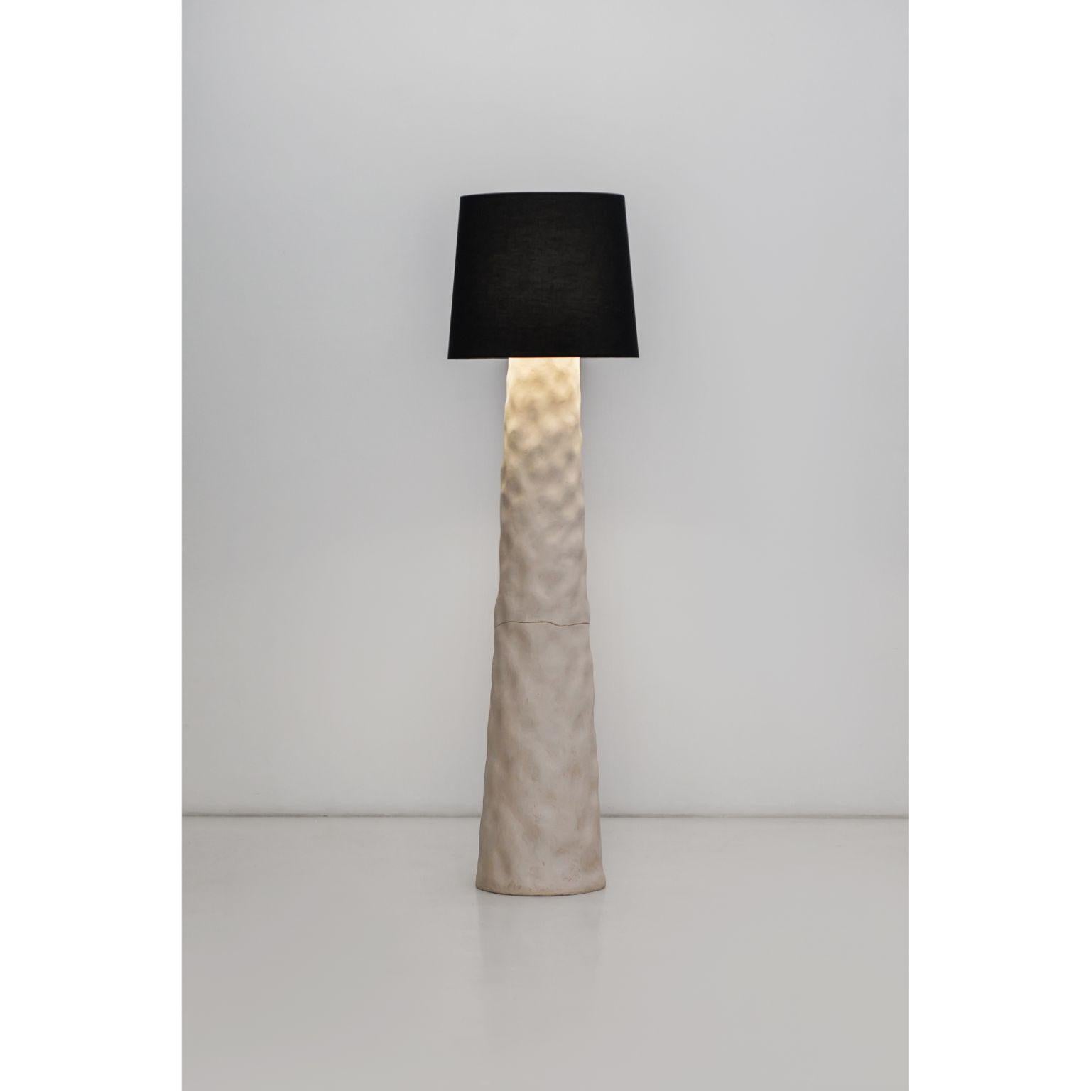 Contemporary floor lamp by Faina
Design: Victoriya Yakusha
Material: Cotton, ceramics
Dimensions: 50 x 170 cm
Weight: 50 kg

*All our lamps can be wired according to each country. If sold to the USA it will be wired for the USA for