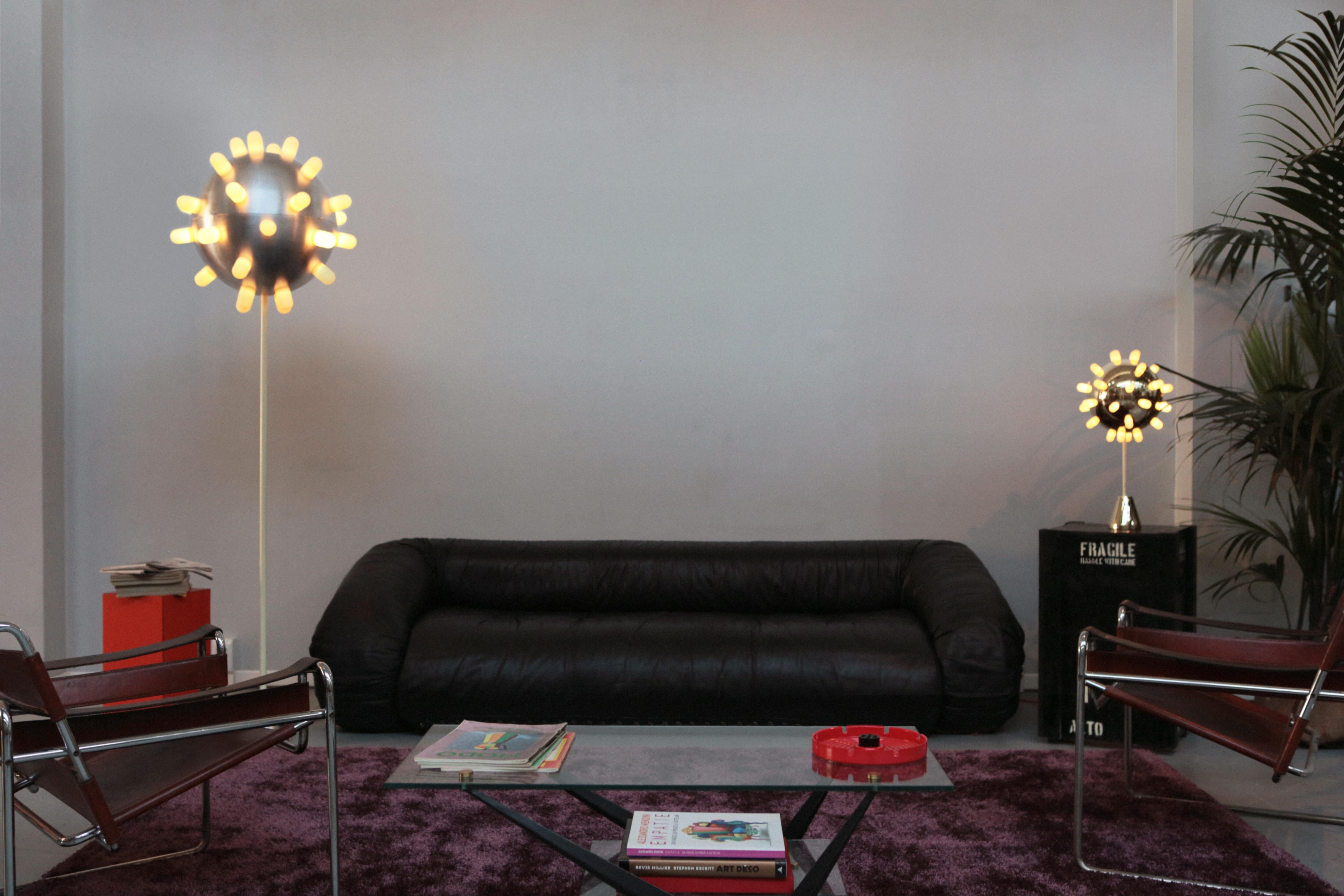 Contemporary Floor Lamp by Niccolo Spirito in Aluminum and Abs Niples In New Condition For Sale In Milan, IT