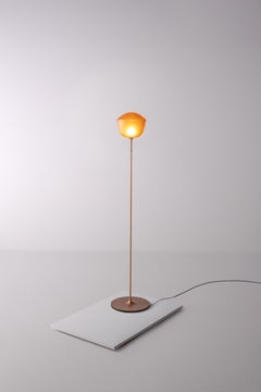 Contemporary Floor Lamp 'Contour' 225, Citrine by AND