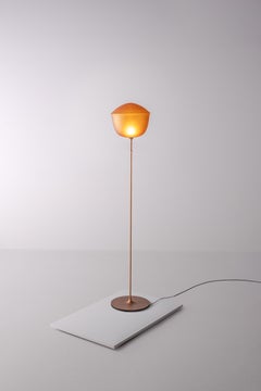 Contemporary Floor Lamp 'Contour' 300, Citrine by AND
