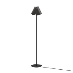 Lampada da terra contemporanea 'Flip' di Sebastian Herkner X AGO, carbone