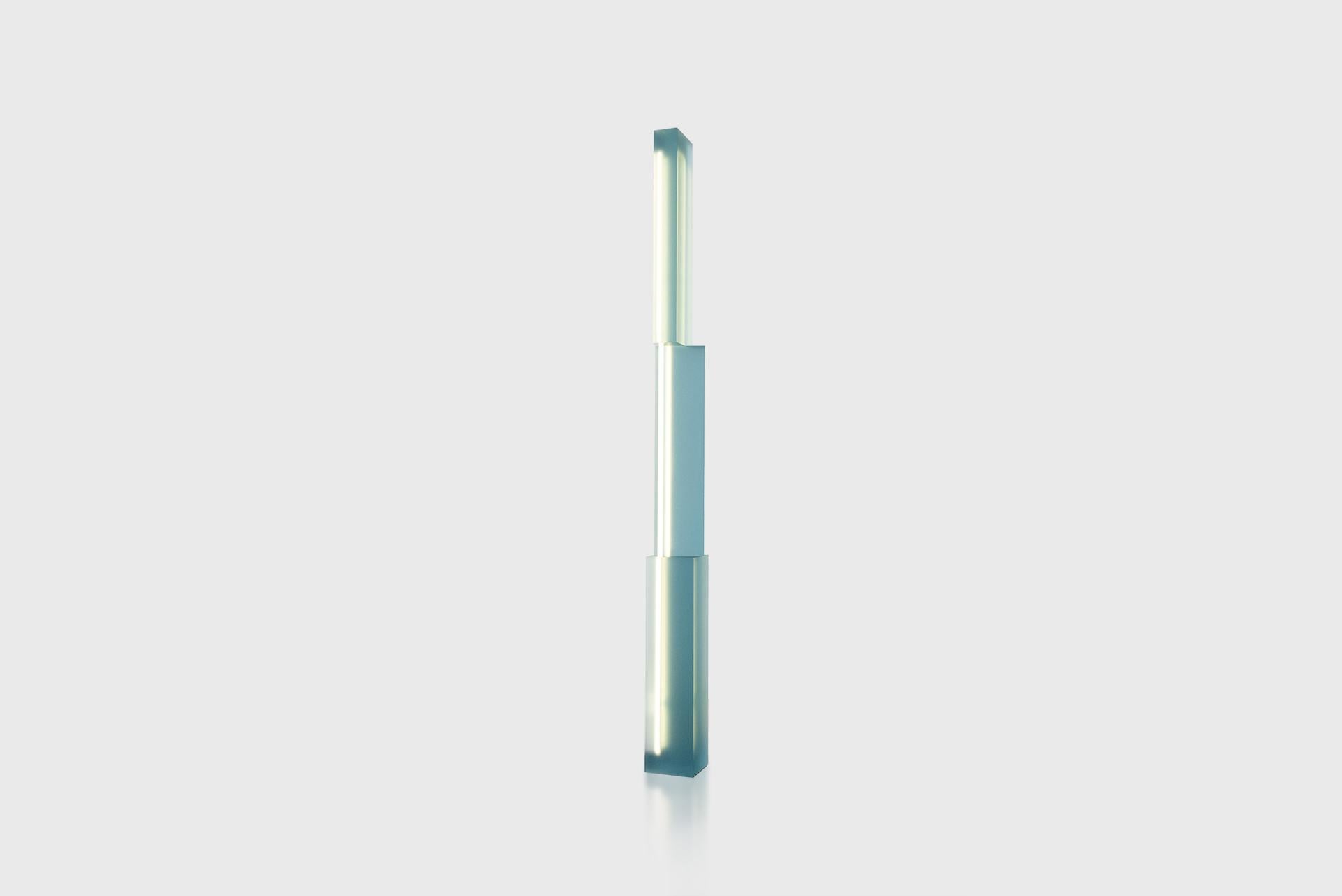 Floor lamp model “Totem”
Manufactured by Sabine Marcelis
Produced in exclusive for SIDE GALLERY
Rotterdam, The Netherlands 2021
Resin, Neon (+transformer)

Measurements
18 cm x 17 cm x 190h cm
7,08 in x 6,69 in x 74h in

Edition
Limited