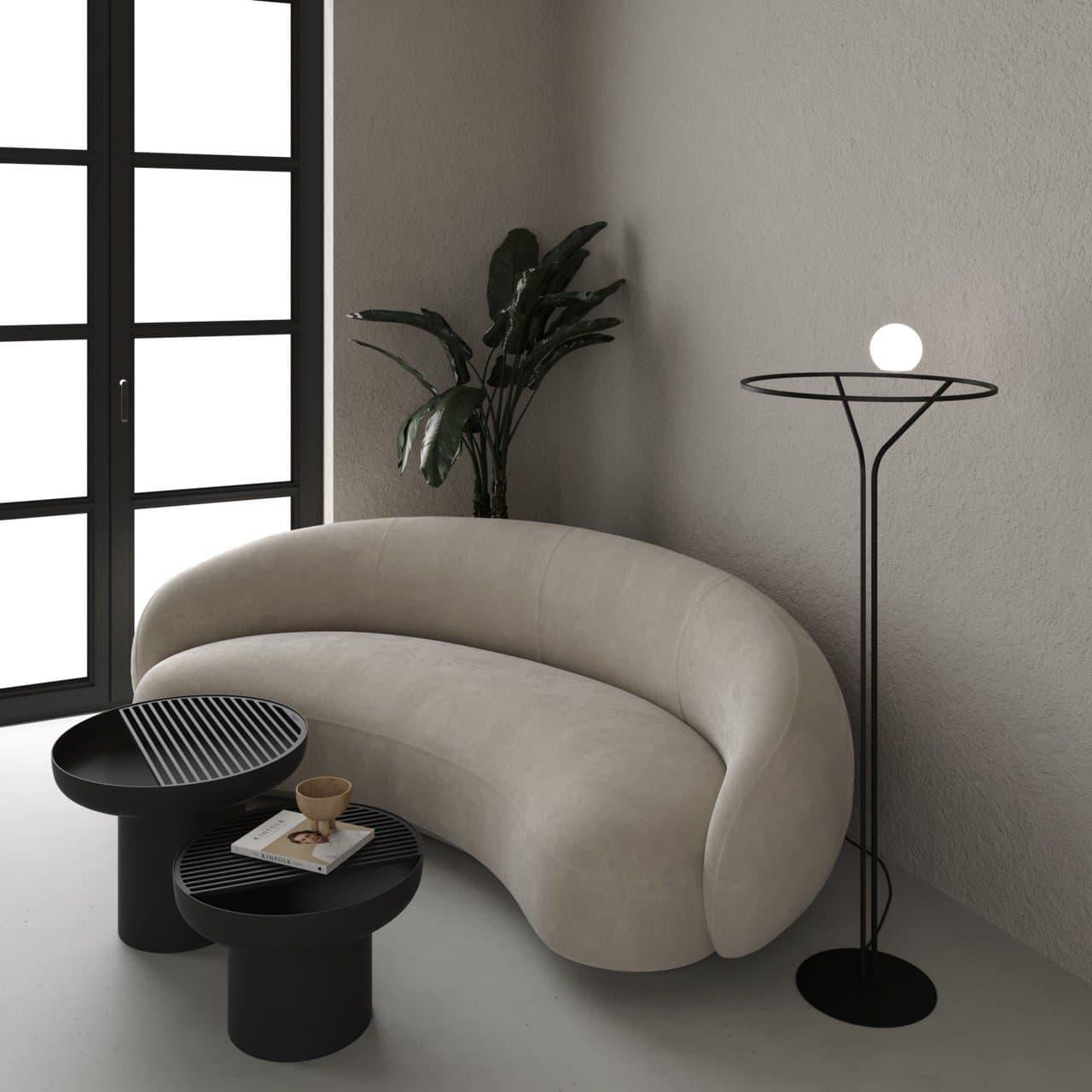 Modern Floor lamp lighting table Restaurant minimalism Artist White Opaque Glass For Sale 5