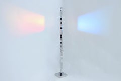 Contemporary Floor Lamp 'Ocean Flame' by TheShaw, Stainless Steel