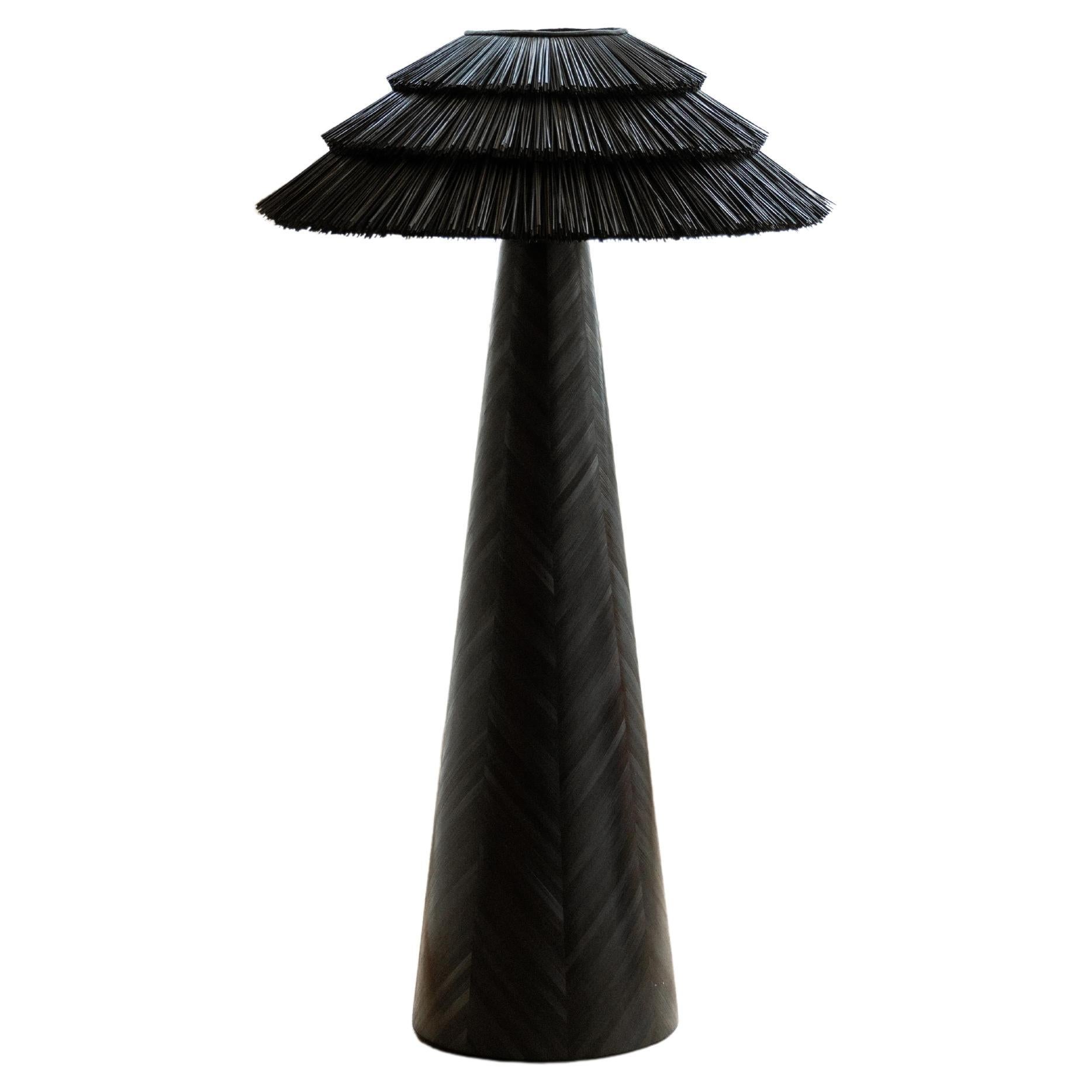 Contemporary Floor Lamp “Roots of Home”, Black