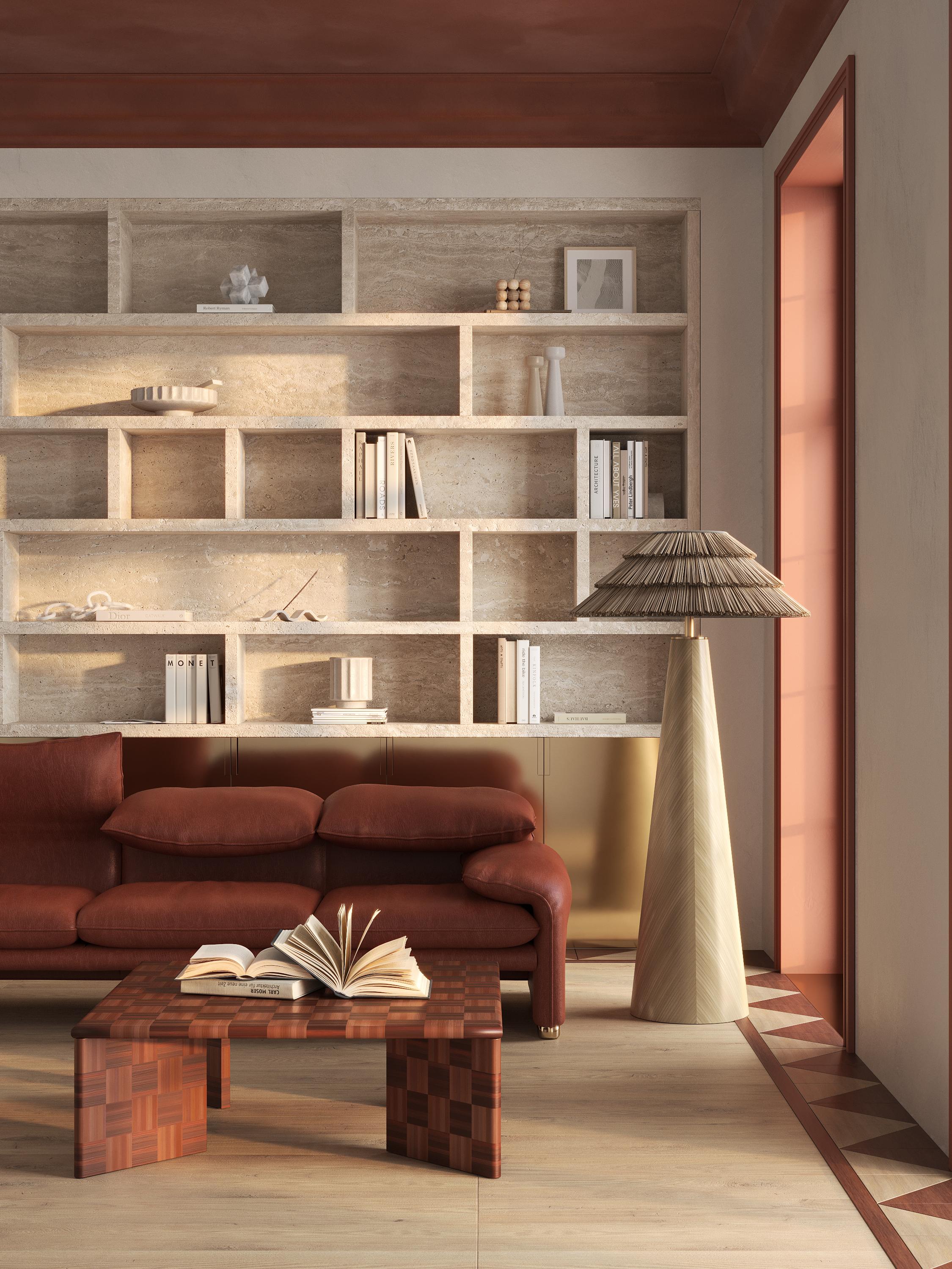 Lampadaire contemporain Roots of Home by Ruda Studio en vente 1