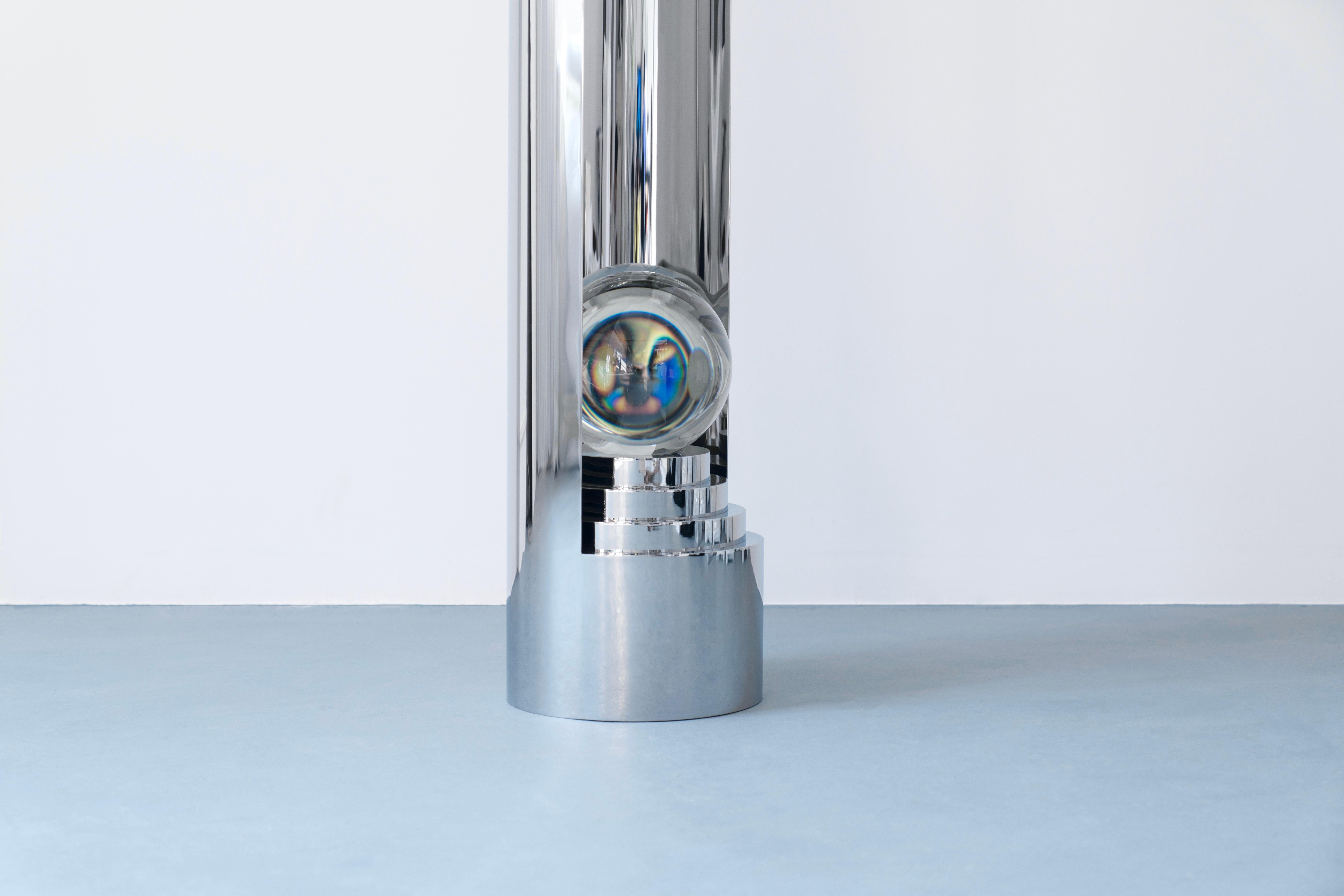 Contemporary Stehleuchte 'Sanctuary 3.3' von TheShaw, Edelstahl und Glas (Minimalistisch) im Angebot