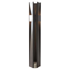 Contemporary Floor Lamp 'Vector' by A-N-D, Black Steel